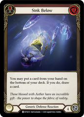 Sink Below (Red) [U-WTR215] (Welcome to Rathe Unlimited)  Unlimited Rainbow Foil | Good Games Cannington
