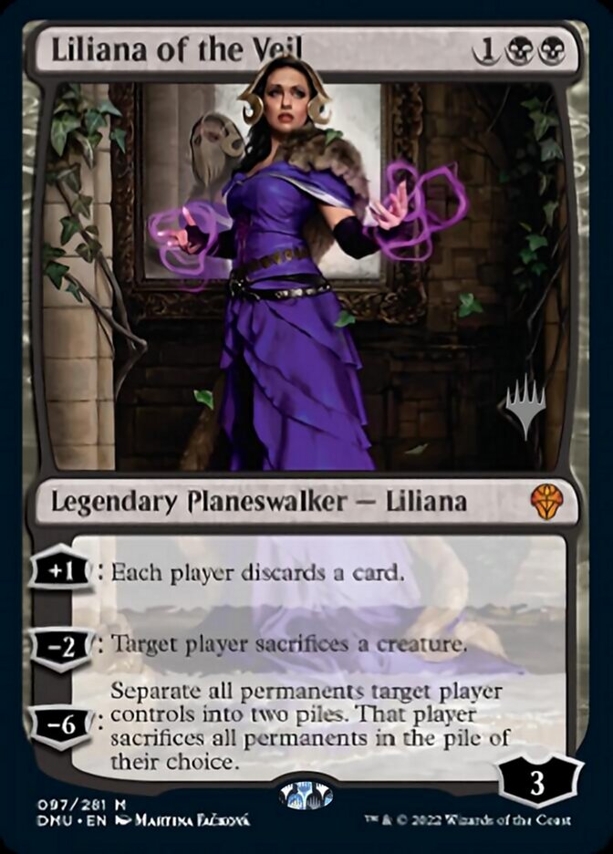 Liliana of the Veil (Promo Pack) [Dominaria United Promos] | Good Games Cannington