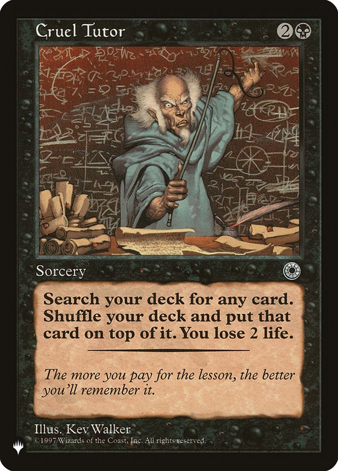 Cruel Tutor [The List] | Good Games Cannington