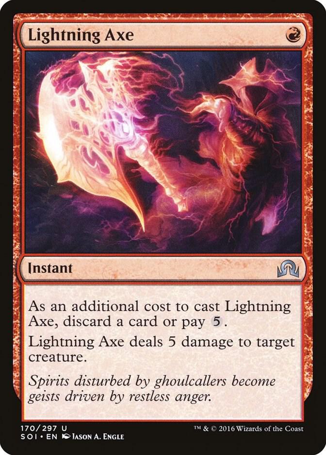 Lightning Axe 170/297 (Shadows over Innistrad)  | Good Games Cannington