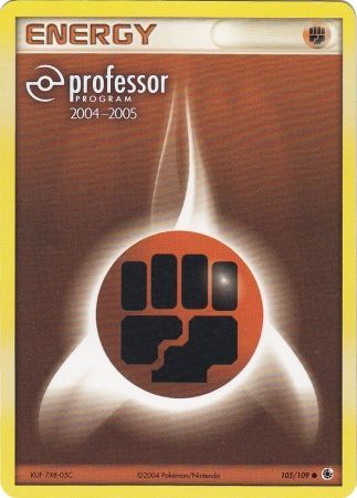 Fighting Energy (105/109) (2004 2005) [Professor Program Promos] | Good Games Cannington
