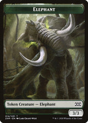 Angel // Elephant Double-Sided Token [Double Masters Tokens] | Good Games Cannington