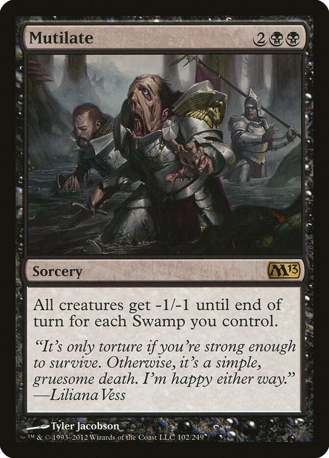 Mutilate 102/249 (Magic 2013 (M13))  | Good Games Cannington
