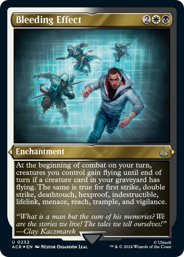 Bleeding Effect (Foil Etched) [Assassin's Creed] | Good Games Cannington