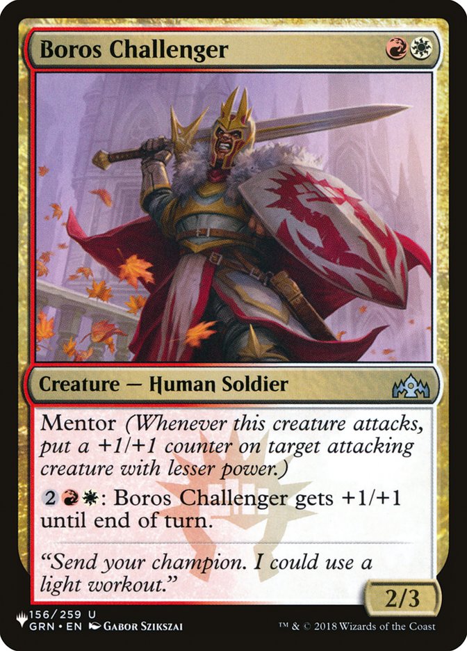 Boros Challenger [The List] | Good Games Cannington