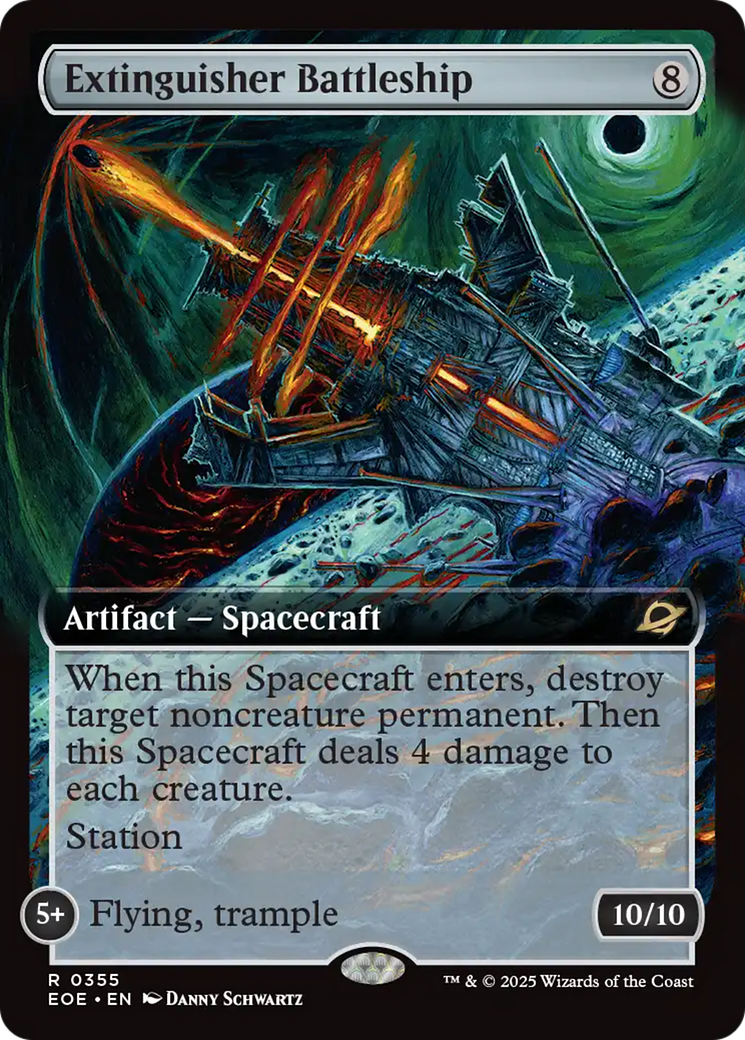 Extinguisher Battleship (Extended Art) [Edge of Eternities] | Good Games Cannington
