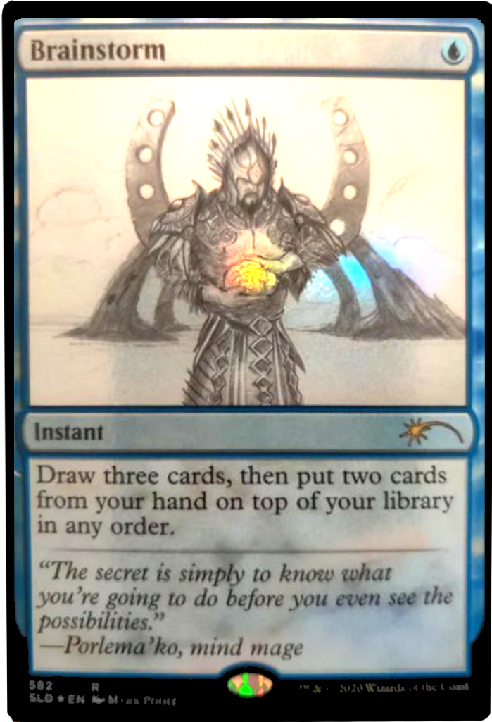 Brainstorm (Sketch) [Secret Lair Drop Promos] | Good Games Cannington