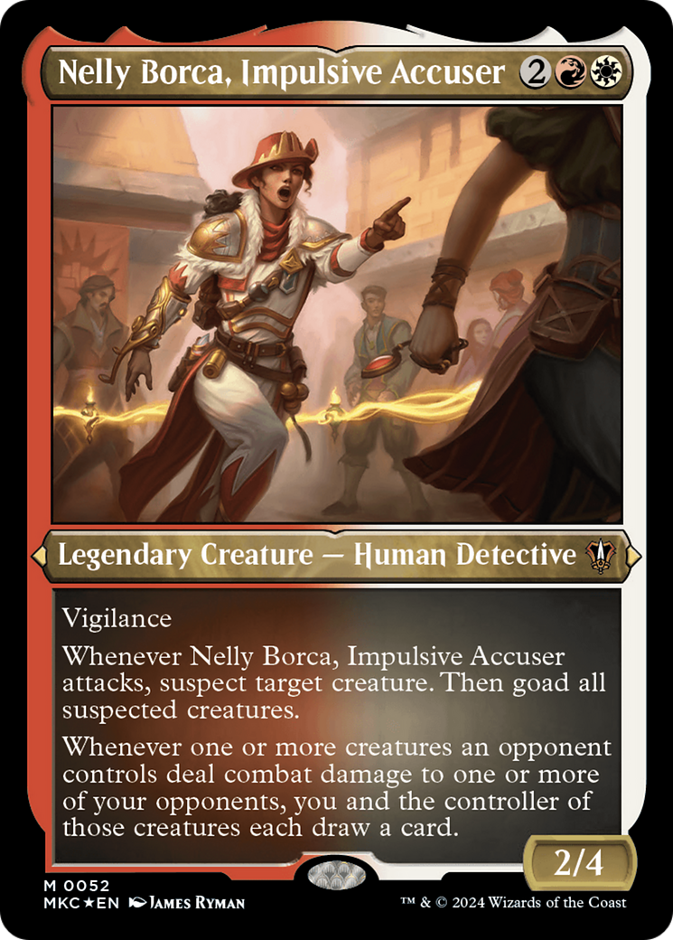 Nelly Borca, Impulsive Accuser (Display Commander) [Murders at Karlov Manor Commander] | Good Games Cannington