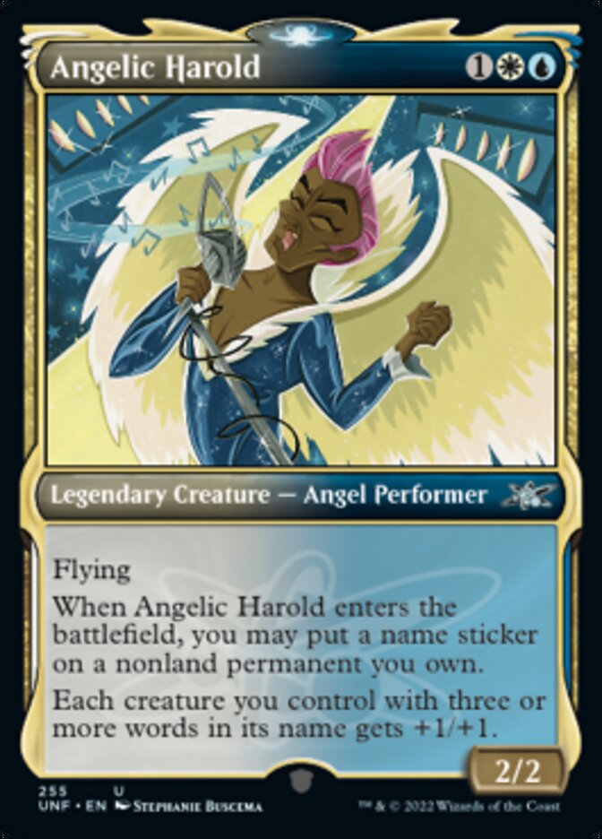 Angelic Harold (Showcase) [Unfinity] | Good Games Cannington