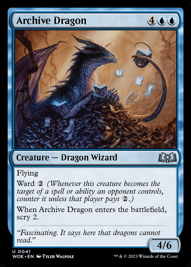 Archive Dragon 41 (Wilds of Eldraine)  | Good Games Cannington