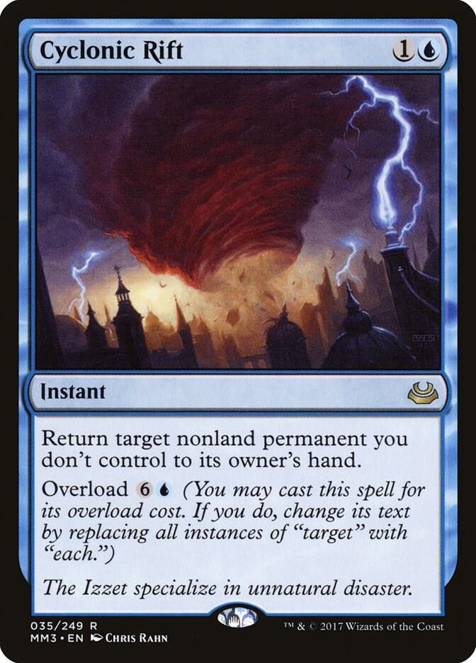 Cyclonic Rift 35/249 (Modern Masters 2017)  - Foil | Good Games Cannington