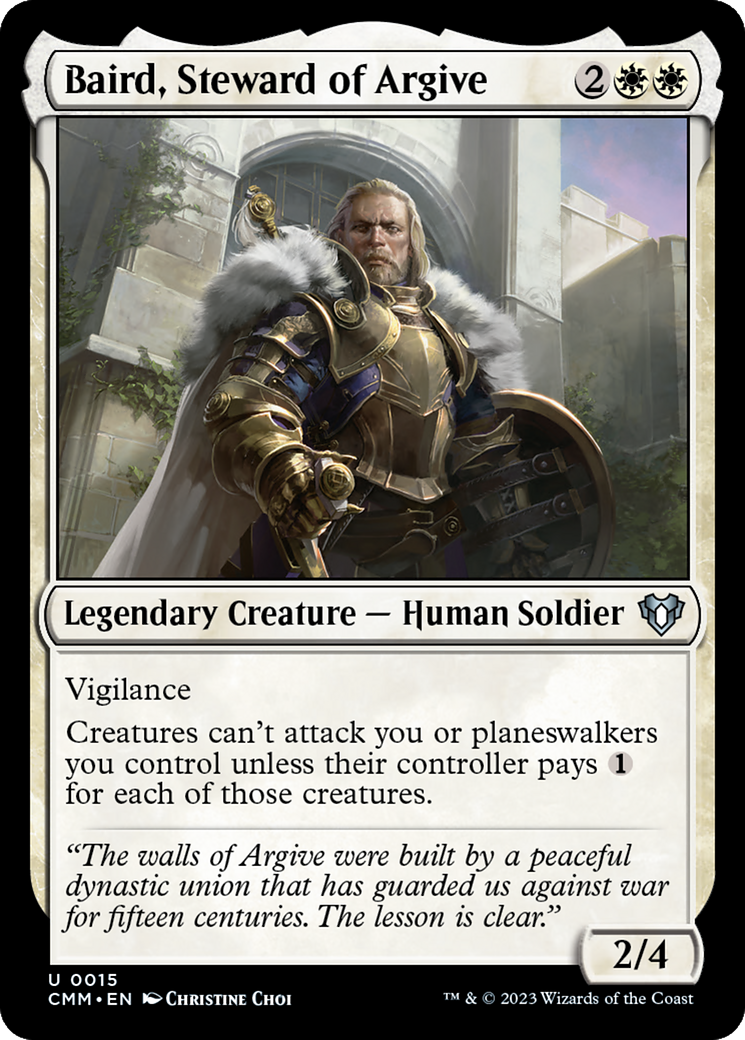 Baird, Steward of Argive [Commander Masters] | Good Games Cannington