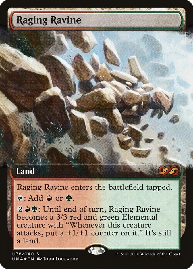 Raging Ravine (Topper) [Ultimate Masters Box Topper] | Good Games Cannington