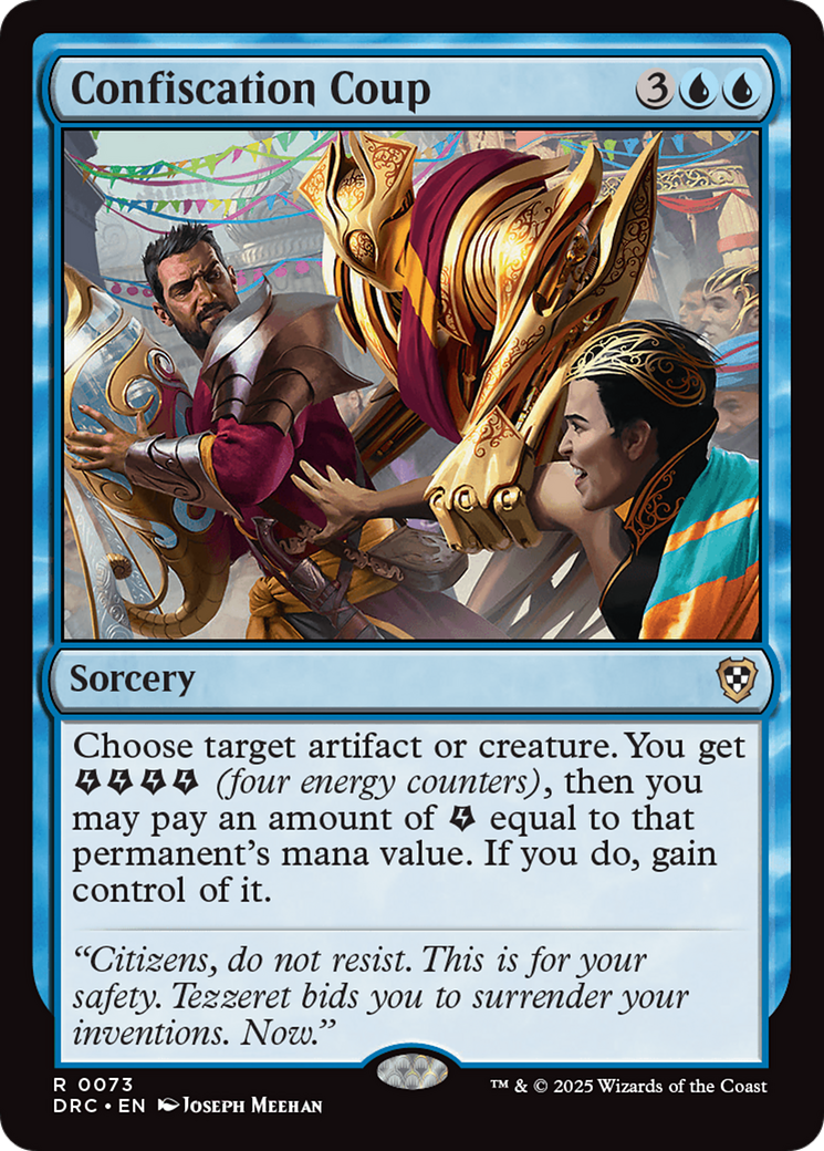 Confiscation Coup [Aetherdrift Commander] | Good Games Cannington