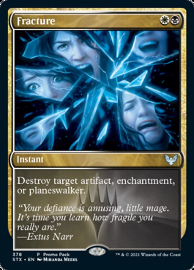 Fracture (Promo Pack) [Strixhaven: School of Mages Promos] | Good Games Cannington