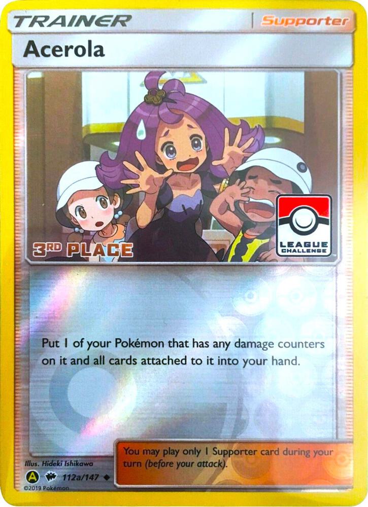 Acerola League Challenge 3rd Place 112a/147 (League & Championship Cards)  - Reverse Holofoil | Good Games Cannington