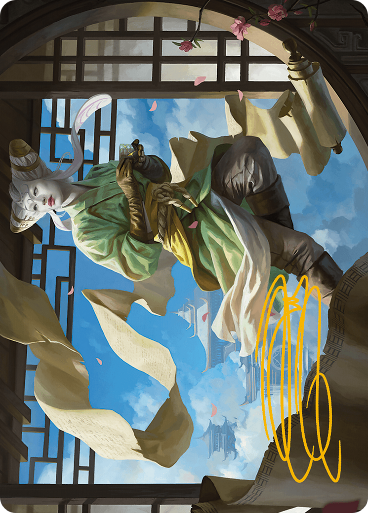Tamiyo, Inquisitive Student Art Card (Gold-Stamped Signature) [Modern Horizons 3 Art Series] | Good Games Cannington