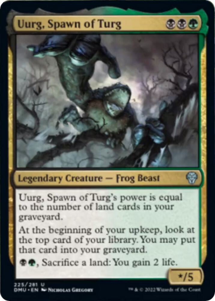 Uurg Spawn of Turg 225 (Dominaria United)  - Foil | Good Games Cannington