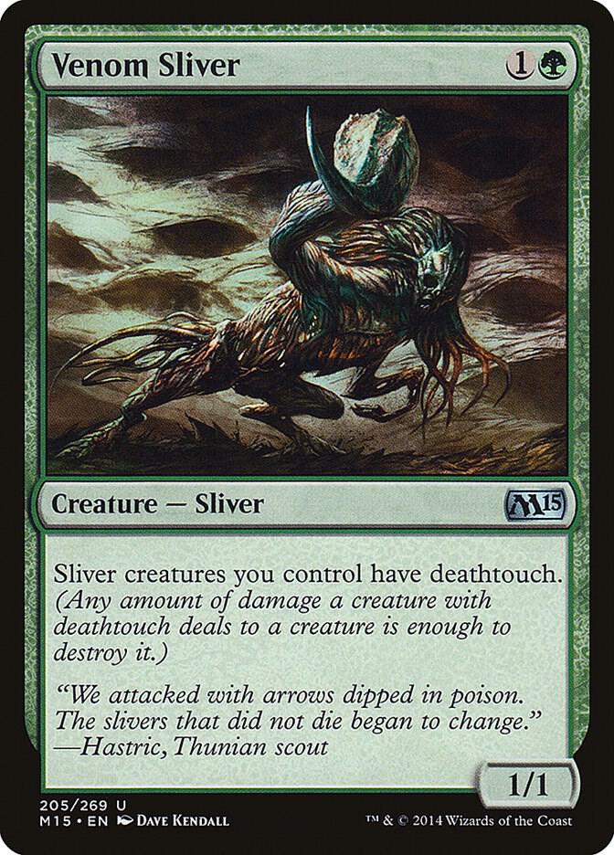 Venom Sliver 205 (Magic 2015 (M15))  | Good Games Cannington