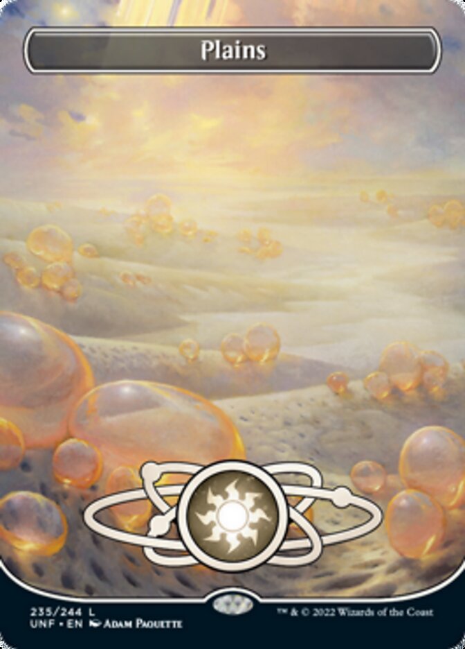 Plains (235) (Planetary Space-ic Land) [Unfinity] | Good Games Cannington