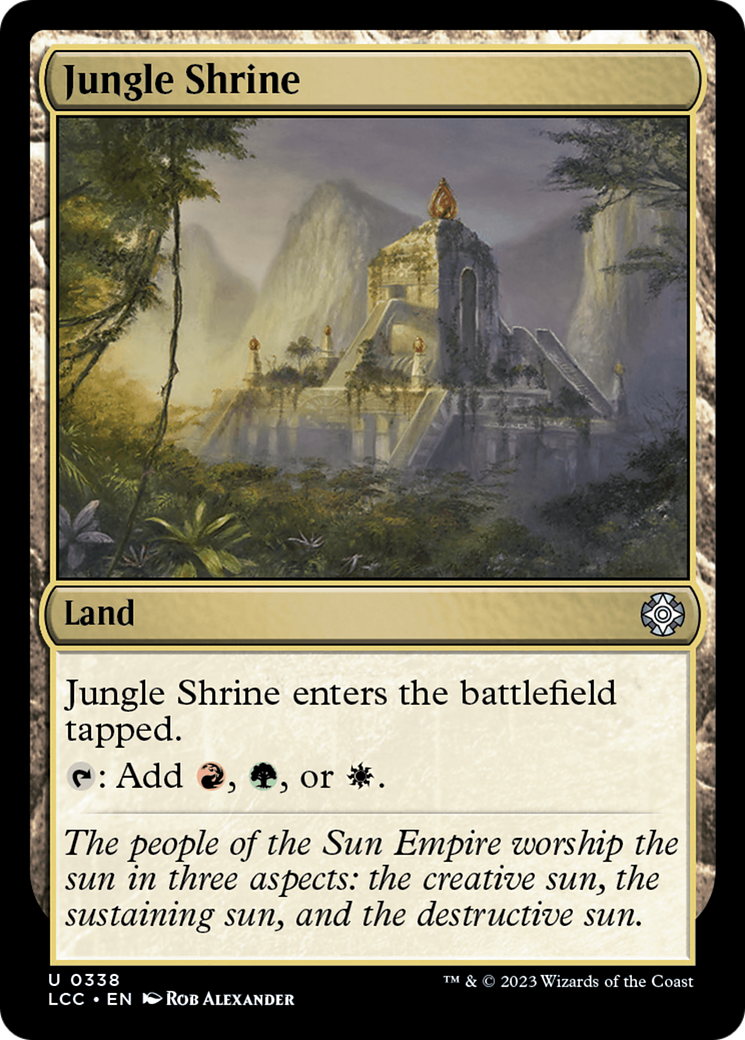 Jungle Shrine [The Lost Caverns of Ixalan Commander] | Good Games Cannington