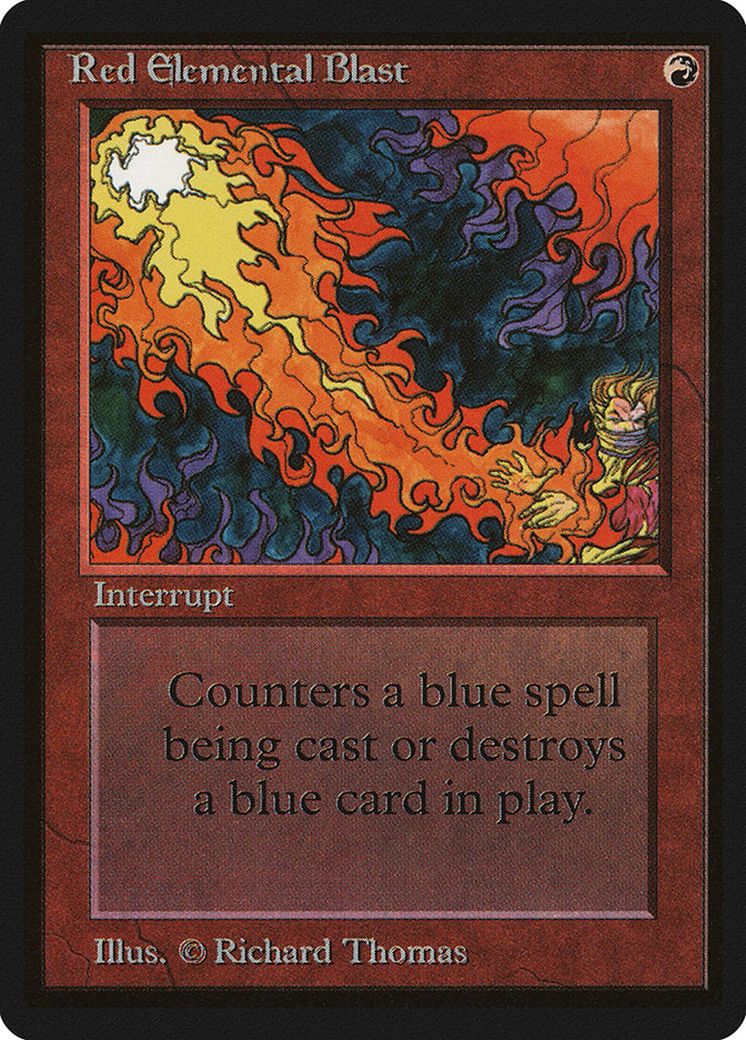 Red Elemental Blast [Beta Edition] | Good Games Cannington