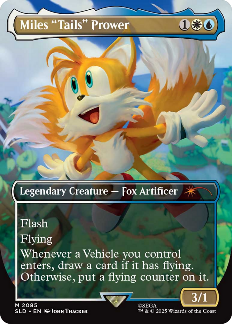 Miles "Tails" Prower (Rainbow Foil) [Secret Lair Drop Series] | Good Games Cannington