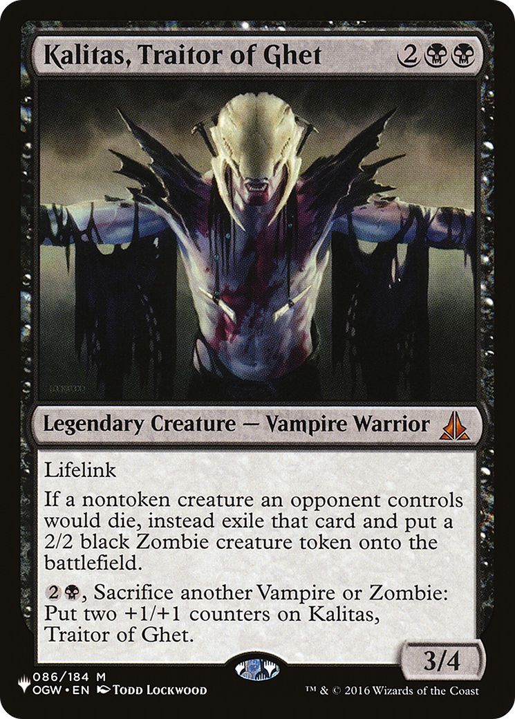 Kalitas, Traitor of Ghet [The List] | Good Games Cannington