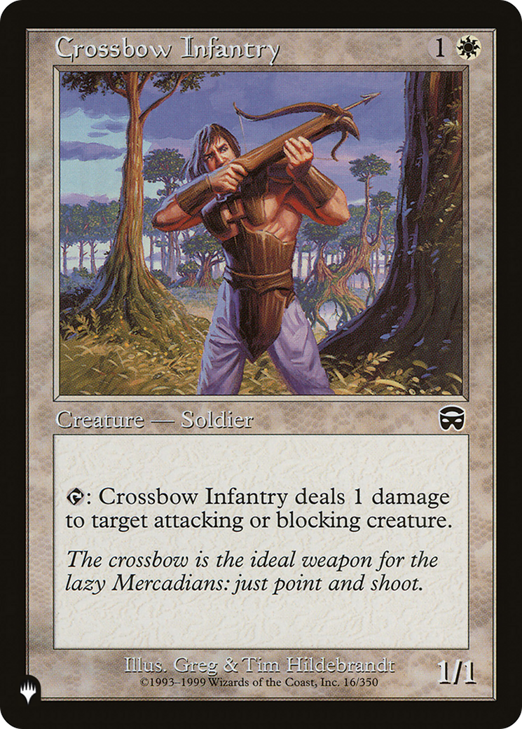 Crossbow Infantry [The List] | Good Games Cannington