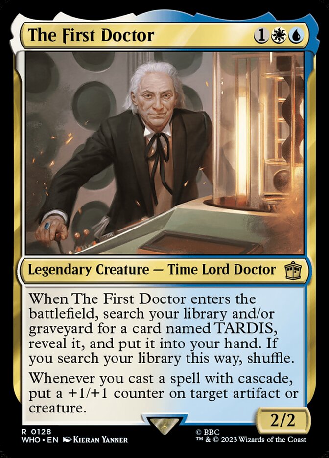 The First Doctor 128/331 (Universes Beyond: Doctor Who)  - Foil | Good Games Cannington