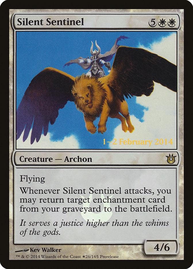 Silent Sentinel [Born of the Gods Prerelease Promos] | Good Games Cannington