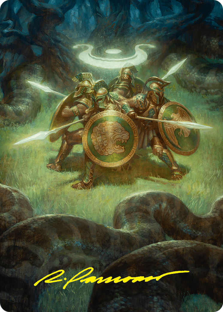 Anthem of Champions Art Card (47/54) (Gold-Stamped Signature) [Foundations Art Series] | Good Games Cannington