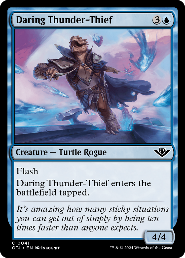 Daring Thunder-Thief [Outlaws of Thunder Junction] | Good Games Cannington