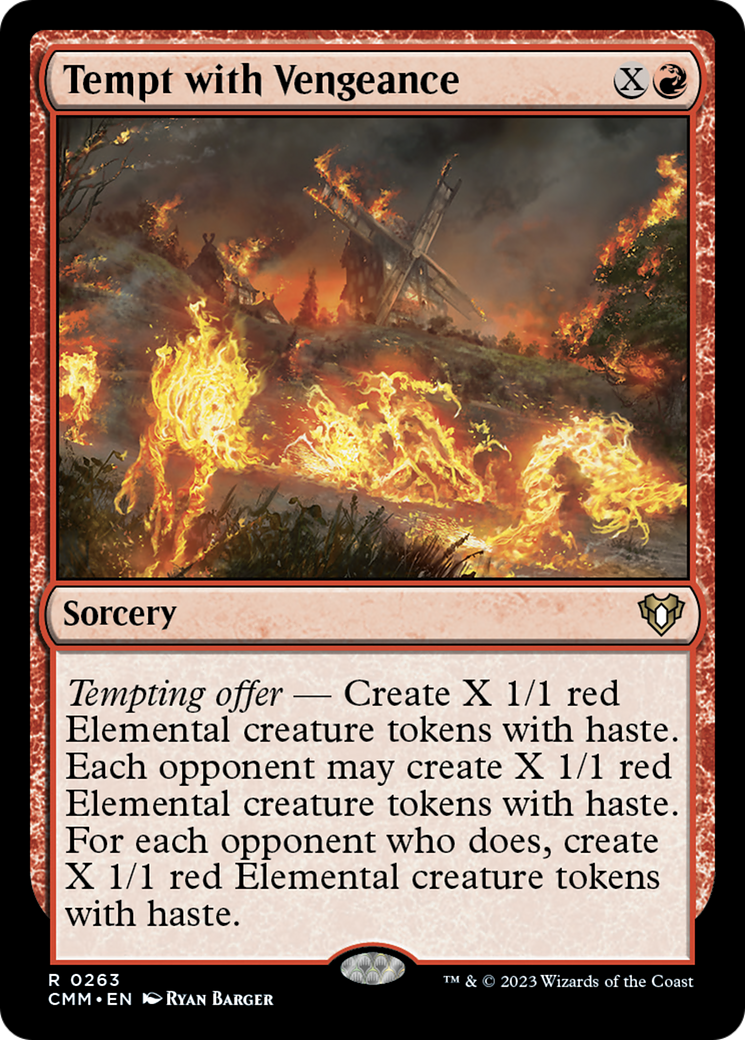 Tempt with Vengeance [Commander Masters] | Good Games Cannington