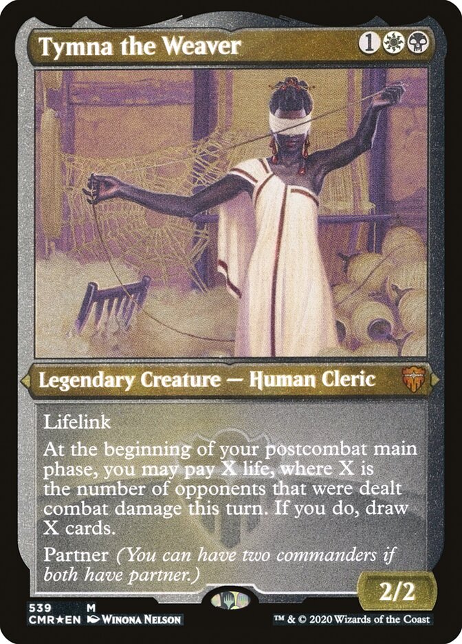 Tymna the Weaver (Etched) [Commander Legends] | Good Games Cannington