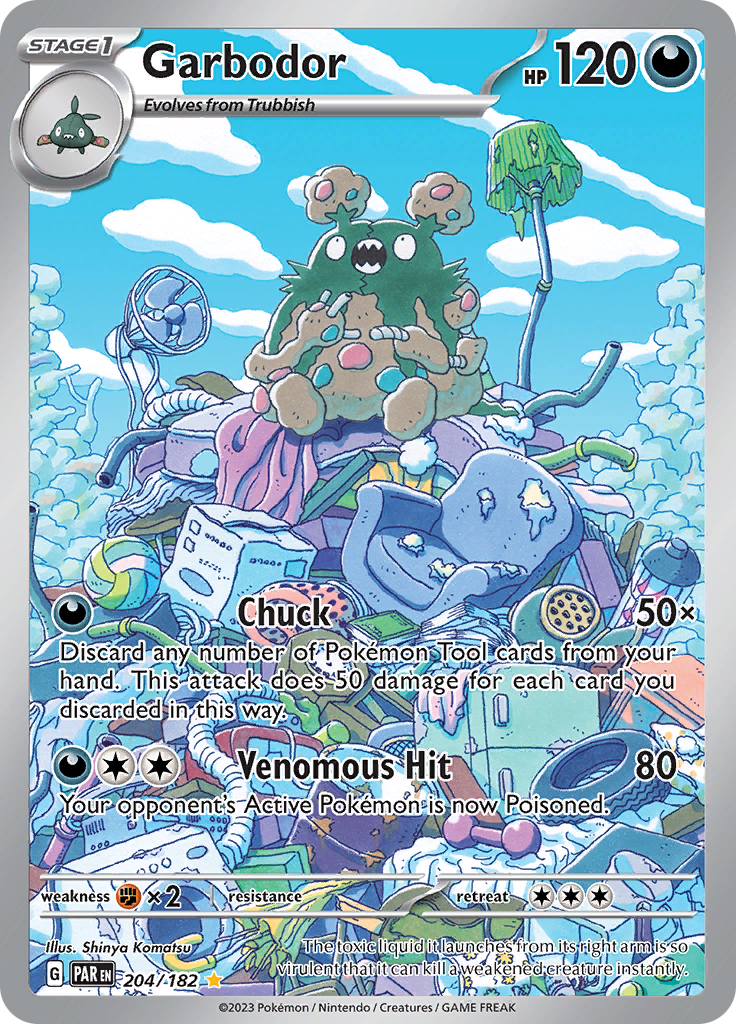 Garbodor (204/182) [Scarlet & Violet: Paradox Rift] | Good Games Cannington