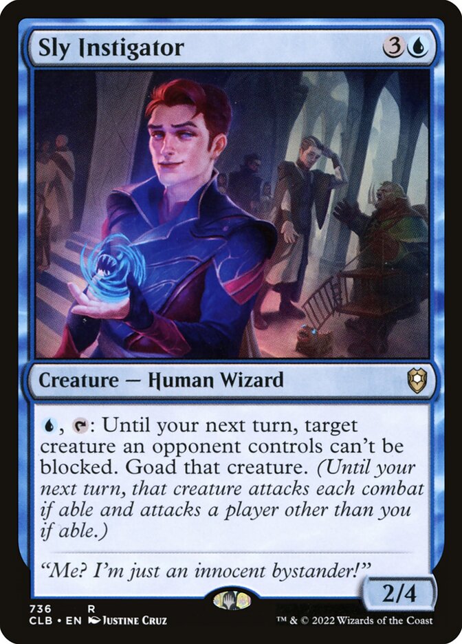 Sly Instigator 736/361 (Commander Legends: Battle for Baldur's Gate)  | Good Games Cannington