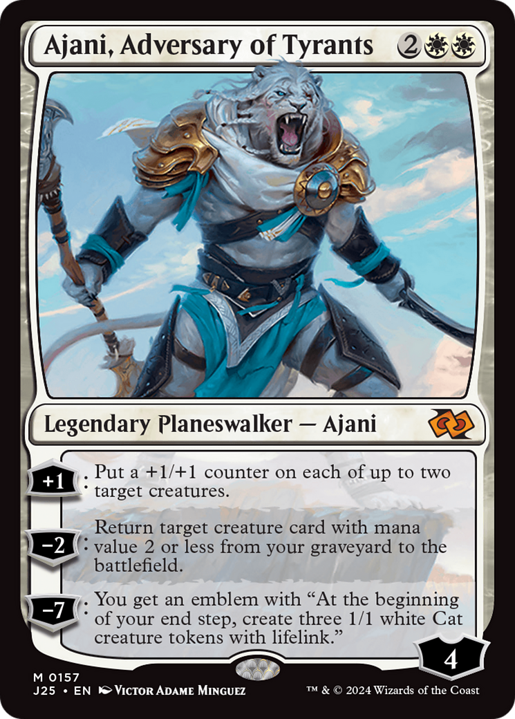 Ajani, Adversary of Tyrants [Foundations Jumpstart] | Good Games Cannington