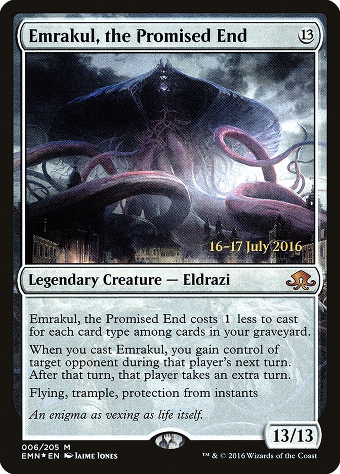 Emrakul, the Promised End [Eldritch Moon Prerelease Promos] | Good Games Cannington