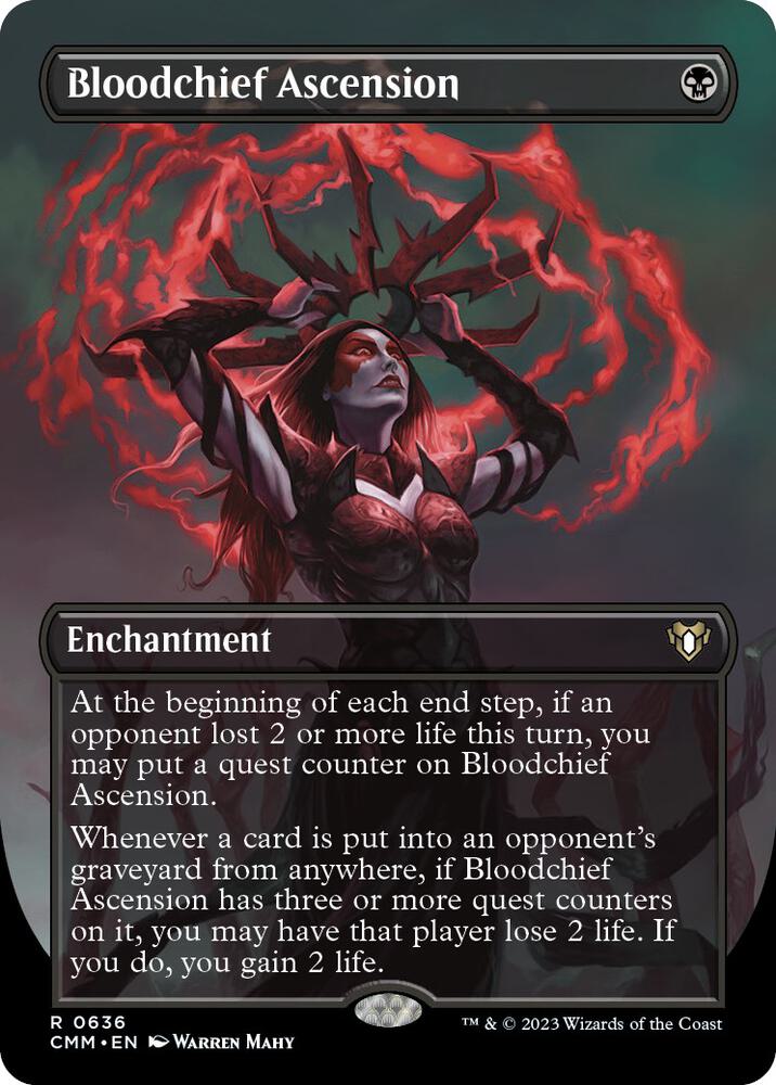 Bloodchief Ascension 636/451 (Commander Masters)  - Borderless | Good Games Cannington