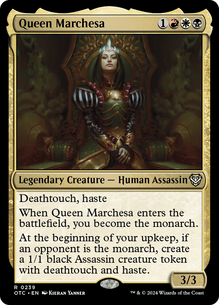Queen Marchesa [Outlaws of Thunder Junction Commander] | Good Games Cannington