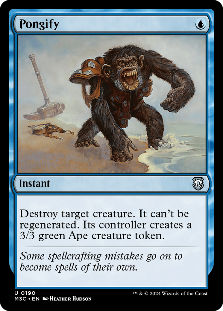 Pongify (Ripple Foil) [Modern Horizons 3 Commander] | Good Games Cannington