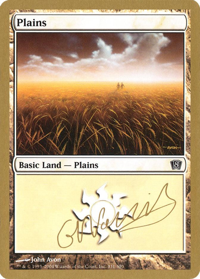 Plains (gn331) (Gabriel Nassif) [World Championship Decks 2004] | Good Games Cannington