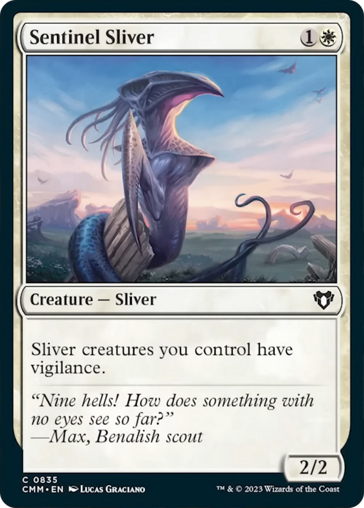 Sentinel Sliver [Commander Masters] | Good Games Cannington