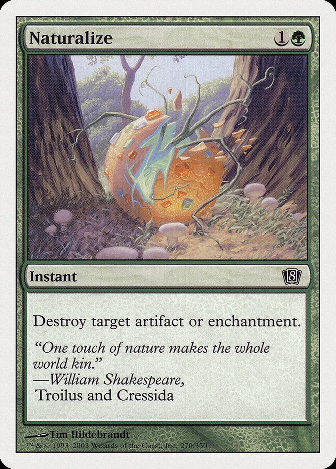 Naturalize (8th Edition) [Oversize Cards] | Good Games Cannington
