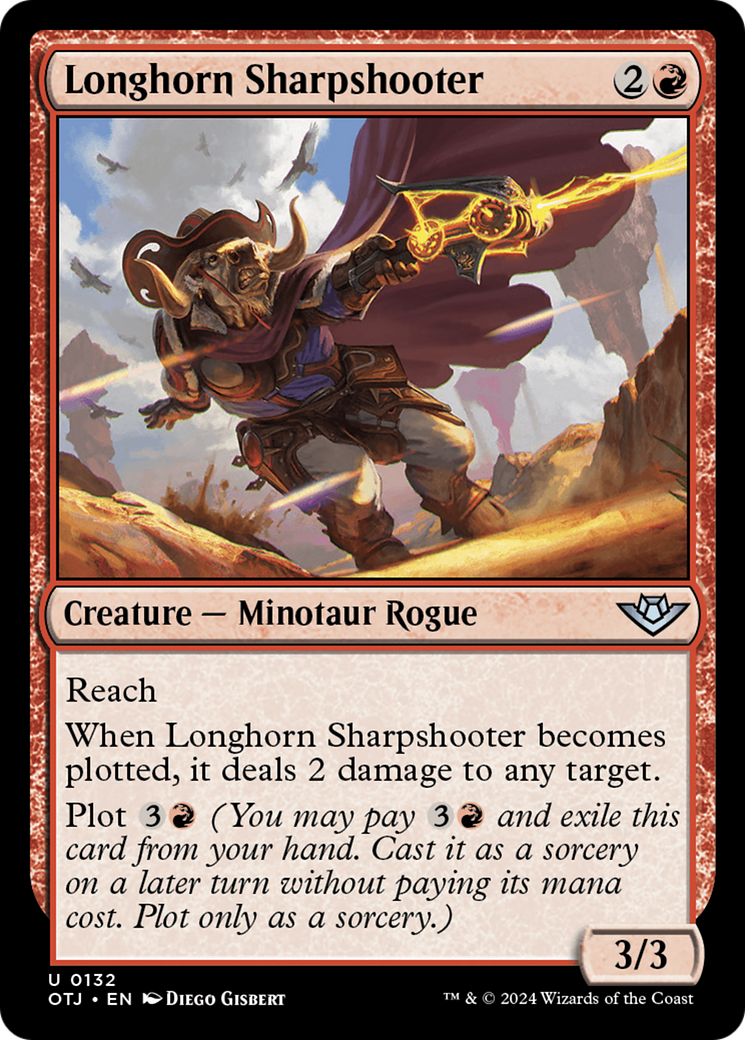 Longhorn Sharpshooter [Outlaws of Thunder Junction] | Good Games Cannington