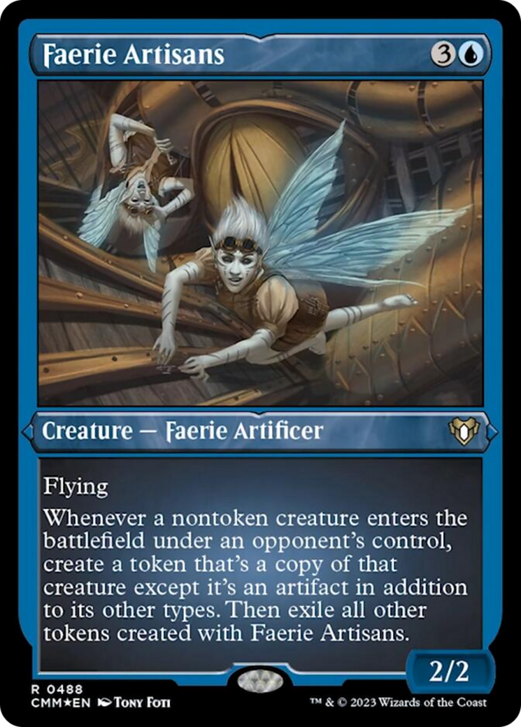 Faerie Artisans (Foil Etched) [Commander Masters] | Good Games Cannington