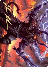Kardur, Doomscourge Art Card (Gold-Stamped Signature) [Kaldheim Art Series] | Good Games Cannington