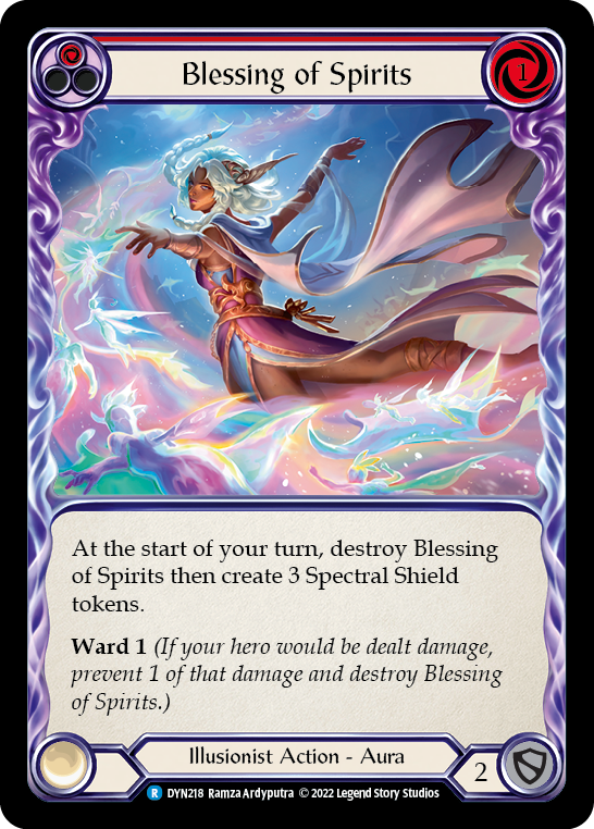 Blessing of Spirits (Red) [DYN218] (Dynasty) | Good Games Cannington