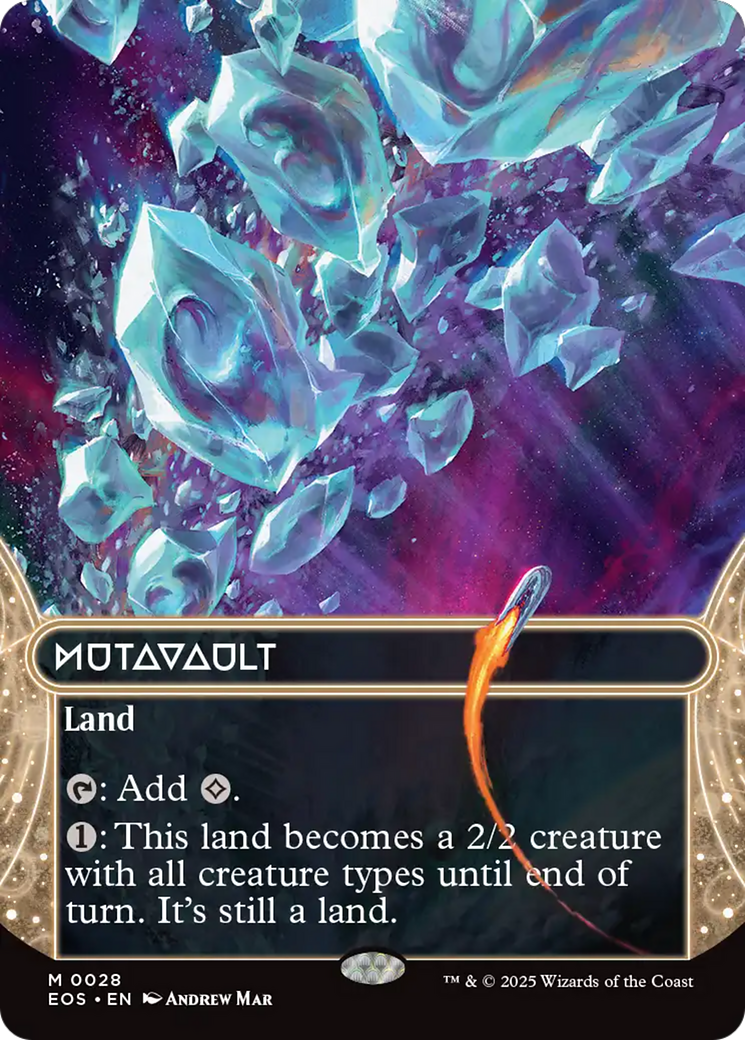 Mutavault (0028) (Borderless) [Edge of Eternities: Stellar Sights] | Good Games Cannington
